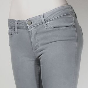 paige jeans Gray skinny SZ 27